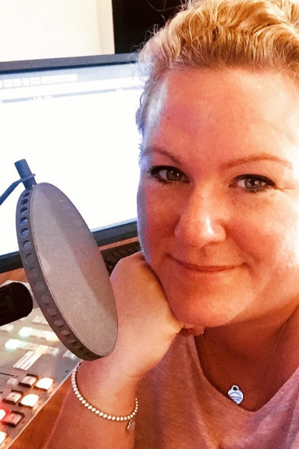 Silvia Ochlast im Studio