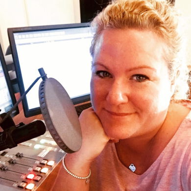 Silvia Ochlast im Studio